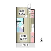 リバーサイド秀和の間取り画像