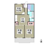 赤芝ハイツの間取り画像