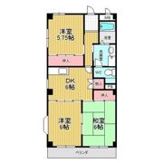アメニティーハイツ・岩本の間取り画像