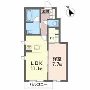 シャーメゾン大沢川原の間取り画像
