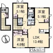 ヴィラシオン木之庄 B棟の間取り画像