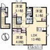ヴィラシオン木之庄 B棟の間取り画像