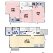 伊藤様戸建賃貸住宅A棟の間取り画像