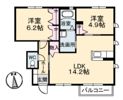 シェソア Aの間取り画像