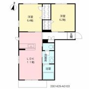 シャーメゾン紫陽花の間取り画像