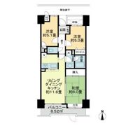 ダイアパレス立石の間取り画像