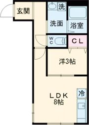 Flat八千代村上の間取り画像
