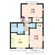 上小 スカイ ハイツ Bの間取り画像