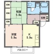 ウェル・コートCの間取り画像