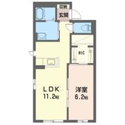 ペガサス Bの間取り画像