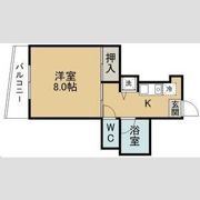 シャンブル宮町の間取り画像