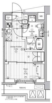 PREMIUM CUBE 王子神谷の間取り画像
