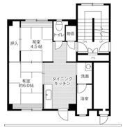 ビレッジハウス雲州平田2号棟の間取り画像