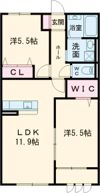 Suzu Bellecourtの間取り画像