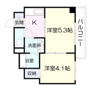 ロイヤルシティ県庁前プレミアムの間取り画像