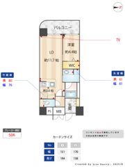 ウェルブライト博多ステーションの間取り画像