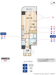 ウェルブライト博多ステーションの間取り画像
