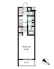 B CITY APARTMENT TOKYO SOUTHの間取り画像