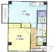 アンリーヴ北野の間取り画像