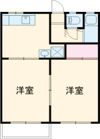 フレグランス鶴望Bの間取り画像
