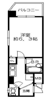 クロワートル二宮の間取り画像
