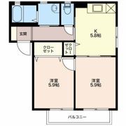 グランシードあづみ Cの間取り画像