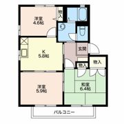WIND VILLAGE Bの間取り画像