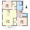 ビレッジ アスカ Aの間取り画像