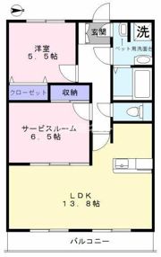 ルプソアール・ドゥの間取り画像