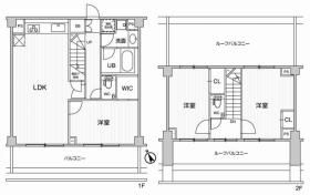 六本木ﾃﾞｭｰﾌﾟﾚｯｸｽｴﾑｽﾞの間取り画像
