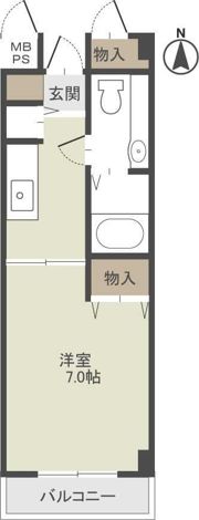 サンピラー茨木byK＆Iの間取り画像