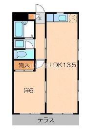 エヴァグリーン中村の間取り画像