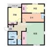 門原ハイツBの間取り画像