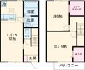 MAISONETTE LAND 川島松倉 Bの間取り画像