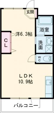 TKマンションの間取り画像