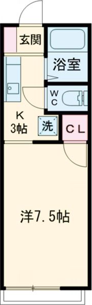 ファーストメゾン江戸橋の間取り画像