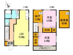 フルールの間取り画像