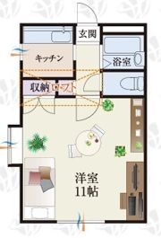 b’CASA深谷Ⅱre-bornの間取り画像