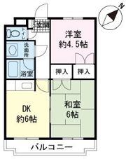 山之井プラザの間取り画像