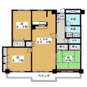 プレディアスタイル旭丘の間取り画像