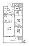 シーズンフラッツ新御徒町イーストの間取り画像