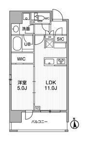 シーズンフラッツ新御徒町イーストの間取り画像