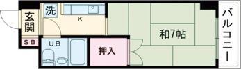 福知山SEIWAマンションの間取り画像