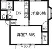 エクセルAの間取り画像