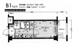 ル・リオン多摩川グランドコートの間取り画像
