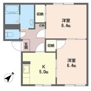 フレグランス平山Aの間取り画像