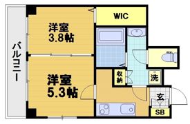 プリシード東福寺レジデンスの間取り画像
