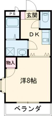 アーバンハイツ来夢Ⅰの間取り画像