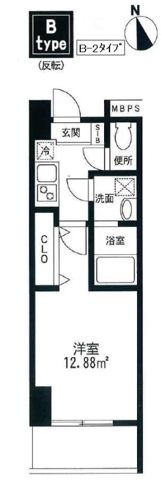T．P．Cレジデンス府中の間取り画像