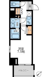 プライマル横濱平沼橋の間取り画像